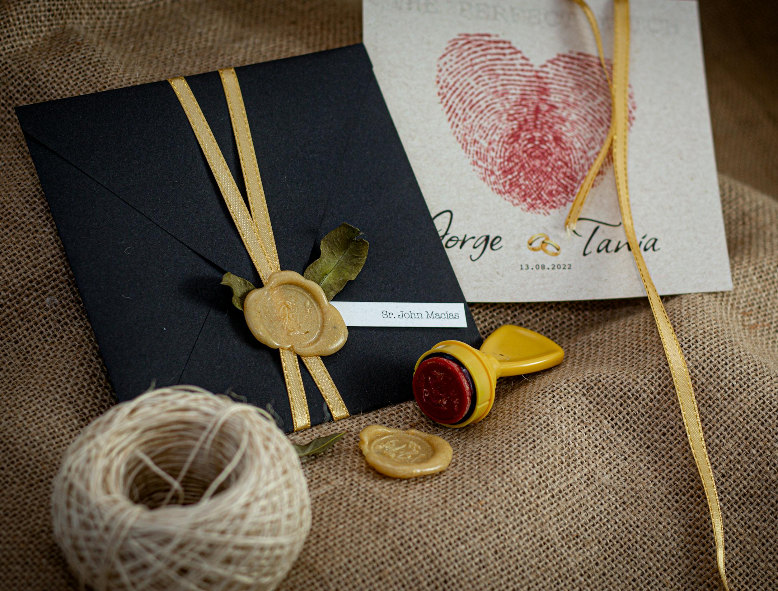 Handmade Wedding Invitation